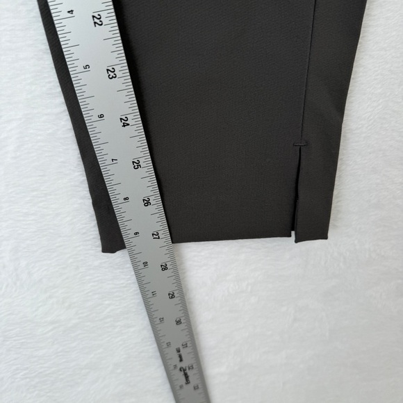 Athleta Womens Gray Wander Slim Pant Casual Back Zip Ankle Slit Size 12 - Picture 5 of 10